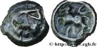 FRANCE Potin TOC au cheval SÉQUANES (Région de Besançon) c.58-50 AC. (16mm, 3,14g, 8h) -