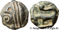 FRANCE Potin à la grosse tête, au bandeau lisse SÉQUANES (Région de Besançon) Ier siècle avant J.-C. (18,5mm, 3,77g, 10h) -