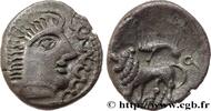 FRANCE Denier au lion, “type de Villeneuve-Saint-Germain” SUESSIONS (région de Soissons) c. 70 AC. (14,5mm, 1,86g, 6h) -