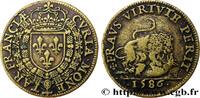 FRANCE Henri III - Émission au revers de Nicolas Le Camus 1586 COUR DES ... 130,00 EUR prix TTC + 9,00 EUR frais d'envoi