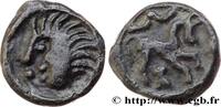 FRANCE Potin au cheval à droite SUESSIONS (région de Soissons) Ier siècle avant J.-C. (18mm, 3g, 3h) -