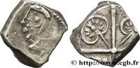 FRANCE Drachme “aux feuilles aquatiques” RUTÈNES (région de Rodez) IIe-Ier siècle av. J.-C (12,5mm, 2,22g, 9h) -