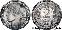 FRANCE Essai en fer de 2 francs Morlon, flan épais ÉTAT FRANÇAIS Paris 1941 (26,93mm, 5,10g, 6h) -