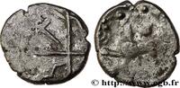 FRANCE Drachme aux lignes entremêlées, revers à l’aurige CENTRE-OUEST, INCERTAINES IIe - Ier siècles avant J.-C. (16mm, 2,52g, h) -