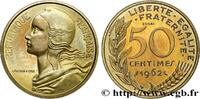 FRANCE Essai-piéfort de 50 centimes Marianne PIÉFORTS Paris 1962 (24,99mm, 13,34g, 12h) -