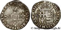 FRANCE Quart d'écu de Béarn LOUIS XIII LE JUSTE Morlaàs 1612 (30,5mm, 9,46g, 1h) -