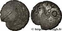 FRANCE Drachme aux lignes entremêlées, revers à l’aurige CENTRE-OUEST, INCERTAINES IIe - Ier siècles avant J.-C. (15,5mm, 2,59g, h) -