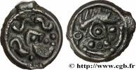 FRANCE Potin au sanglier, au torque et aux globules SUESSIONS (région de Soissons) c. 60-30 AC. (21mm, 3,57g, 7h) -