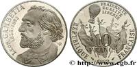 FRANCE Piéfort argent de 10 francs Gambetta PIÉFORTS Paris 1982 (26mm, g, 6h) -