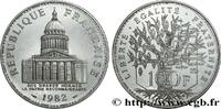 FRANCE Piéfort Belle Épreuve Argent de 100 francs Panthéo PIÉFORTS Pessac 1982 (31mm, 29,86g, 6h) -