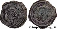 FRANCE Potin au sanglier, au torque et aux globules SUESSIONS (région de Soissons) c. 60-30 AC. (18mm, 2,68g, 8h) -