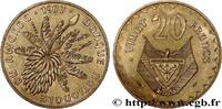 RWANDA Essai de 20 Francs RWANDA Paris 1977 (27mm, 8,05g, 6h) -