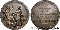 FRANCE Médaille, Compagnie Universelle du Canal maritime ÉGYPTE - CANAL DE SUEZ 1869 (42mm, 41,23g, 12h) -