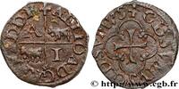 FRANCE Liard NAVARRE-BÉARN - ANTOINE DE BOURBON ET JEANNE D'ALBRET n.d. (14,5mm, 0,45g, 1h) -