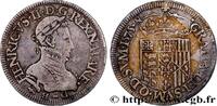 FRANCE Teston NAVARRE-BÉARN - HENRI III DE NAVARRE, II DE BÉARN Pau 1575 (29mm, 9,43g, 12h) -