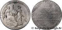 FRANCE Médaille, Compagnie Universelle du Canal maritime ÉGYPTE - CANAL DE SUEZ 1869 (41,5mm, 40,40g, 12h) -