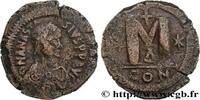 L'EMPIRE D'ANASTASE À MAURICE TIBÈRE (491-602) Follis ANASTASE Constantinople c. 512-517 (33,5mm, 15,80g, 7h) -