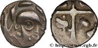 FRANCE Drachme “à la tête cubiste”, S. 1 VOLQUES TECTOSAGES (région de Toulouse) Ier siècle av. J.-C (13mm, 2,53g, 11h) -