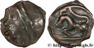 FRANCE Potin à la grosse tête, au bandeau lisse SÉQUANES (Région de Besançon) Ier siècle avant J.-C. (20mm, 5,95g, 9h) -