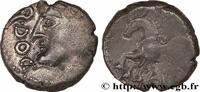 FRANCE Denier Q. DOCI/SAM F SÉQUANES (Région de Besançon) c. 57-50 AC. (11,5mm, 1,9g, 7h) -