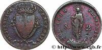 ITALIE - RÉPUBLIQUE DE GÊNES 2 Soldi ITALIE - RÉPUBLIQUE DE GÊNES 1814 (18mm, 2,07g, 12h) -