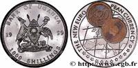 OUGANDA 1000 Shillings Proof 20 cent Belgium OUGANDA 1999 (38,6mm, 28,92g, 12h) -