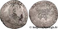 FRANCE Teston, 4e type, col fraisé, sans le titre de roi HENRI III Bordeaux 1575 (26mm, 7,46g, 11h) -