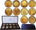 FRANCE Coffret des dix essais du concours de 100 francs o TROISIÈME RÉPUBLIQUE Paris 1929 (21mm, g, 6h) -