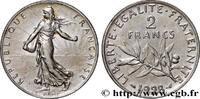 FRANCE Piéfort argent de 2 francs Semeuse PIÉFORTS Paris 1928 (26,87mm, 20,06g, 12h) -