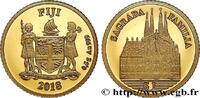 FIDJI 1 Dollar Proof Sagrada Familia FIDJI 2018 (11mm, 0,50g, 12h) -