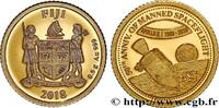 FIDJI 5 Dollar Proof 50e anniversaire du premier vol spa FIDJI 2018 (11mm, 0,50g, 12h) -