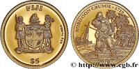 FIDJI 5 Dollar Proof Robinson Crusoe FIDJI 2019 (11mm, 0,50g, 12h) -
