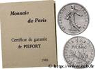 FRANCE Piéfort nickel de 1/2 franc Semeuse PIÉFORTS Pessac 1981 (19,5mm, g, 6h) -