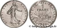 FRANCE Piéfort nickel de 1 franc Semeuse PIÉFORTS Paris 1960 (24mm, 12g, 6h) -
