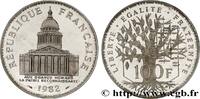 FRANCE Piéfort Belle Épreuve Argent de 100 francs Panthéo PIÉFORTS Pessac 1982 (31mm, g, 6h) -