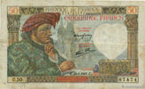 FRANCE 50 Francs JACQUES CŒUR FRANCE 50 Francs JACQUES CŒUR 1941 TB -