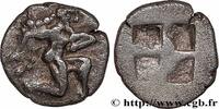 Classique 1 (480 à 400 avant J.C.) Dixième de statère ou trihemiobole THRACE - ÎLES DE THRACE - THASOS Thasos, Thrace c. 480 AC. (10mm, 0,92g, h) -