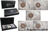 ALLEMAGNE Coffret 5 x 5 euro (2 onces) Ara, Colibri, Tucan, ALLEMAGNE Ateliers divers 2017 (mm, g, 12h) -