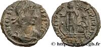 L'EMPIRE CHRÉTIEN (337 après J.C. à 363 après J.C. Demi-maiorina, (PB, Æ 3) CONSTANS Thessalonique 348-350 (18mm, 1,87g, 11h) -