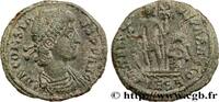 L'EMPIRE CHRÉTIEN (337 après J.C. à 363 après J.C. Demi-maiorina, (PB, Æ 3) CONSTANS Thessalonique 348-350 (18mm, 2,29g, 12h) -