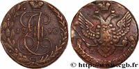 RUSSIE 5 Kopecks aigle bicéphale RUSSIE Ekaterinbourg 1790 (43mm, 60,46g, 12h) -