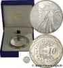 FRANCE Belle Épreuve 10 Euro COQ FRANCE Pessac - Monnaie de Paris 2014 (31mm, 17g, 12h) -