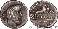 LA RÉPUBLIQUE (280 avant J.C. à 27 avant J.C.) Denier TITURIA Rome 89 AC. (19,5mm, 4,02g, 9h) -