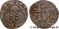 SAVOIE - DUCHÉ DE SAVOIE - CHARLES-EMMANUEL Ier Parpaiolle du 3e type (parpagliola di III tipo) SAVOIE - DUCHÉ DE SAVOIE - CHARLES-EMMANUEL Ier Bourg-en-Bresse 1585 (20mm, 1,64g, 7h) -
