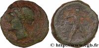 Hellénistique 1 (323 à 188 avant J.C.) Hemidrachme ou demi-unité BRUTTIUM - BRUTTII - LES BRETTIENS Locres ou Crotone, Bruttium 214-211 AC. (17,5mm, 3,97g, 12h) -