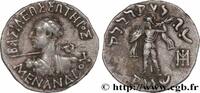 Hellénistique 2 (188 à 30 avant J.C.) Drachme bilingue BACTRIANE - ROYAUME DE BACTRIANE - MÉNANDRE Ier SOTER Taxila c. 160-155 AC. (18mm, 2,41g, 1h) -