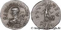 Hellénistique 2 (188 à 30 avant J.C.) Drachme bilingue BACTRIANE - ROYAUME DE BACTRIANE - MÉNANDRE Ier SOTER Taxila c. 160-155 AC. (18,5mm, 2,45g, 12h) -