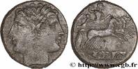 LA RÉPUBLIQUE (280 avant J.C. à 27 avant J.C.) Didrachme RÉPUBLIQUE ROMAINE - ANONYMES Rome ou Italie c. 225-215 AC. (19,5mm, 6,60g, 6h) -