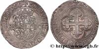 SAVOIE - DUCHÉ DE SAVOIE - EMMANUEL-PHILIBERT DIT Blanc de 4 sols, 1er type (bianco, o da 4 soldi di SAVOIE - DUCHÉ DE SAVOIE - EMMANUEL-PHILIBERT DIT TÊTE DE FER Chambéry 1570 (26mm, 4,56g, 6h) -