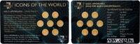 RWANDA 7 x 10 Francs RWANDA 2019 (8mm, 0,1555g, 12h) -